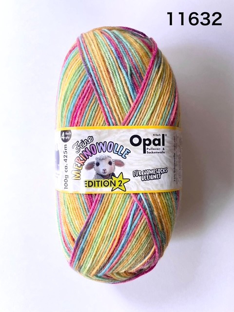 パラノイア フーパー　オリカラ 横田ボタン店 / Opal【オパール】Fein Merinowolle 2 (ファインメリノ