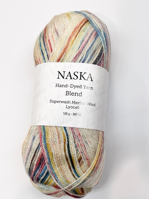 NASKA Hand-Dyed Yarn Blend 手染め　全色6玉セット生地/糸