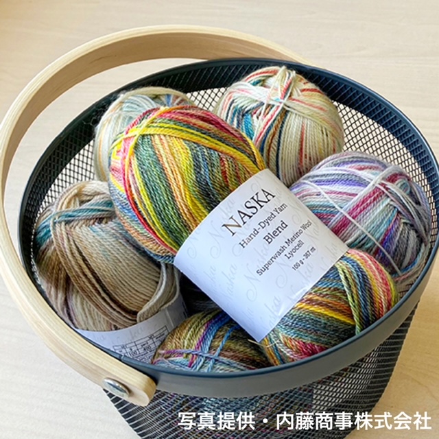 生地/糸NASKA Hand-Dyed Yarn Blend 全色6玉セット